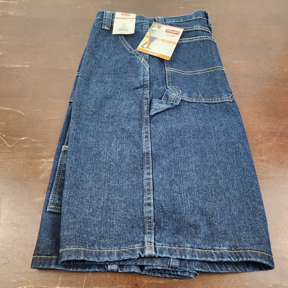 Wrangler Five Star 44 Carpenter 10'‎ Inseam Denim Shorts Flex Relaxed